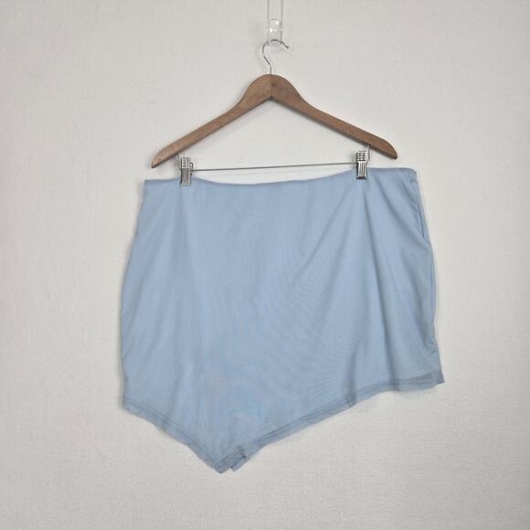 Princess Polly Strapless Beaded Mesh Tank Top sz 16 Blue Lined Boho Fairy Pastel - Picture 4 of 10